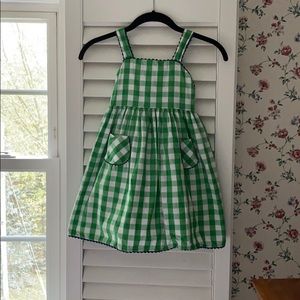Green gingham Bella Bliss sundress Size 6
